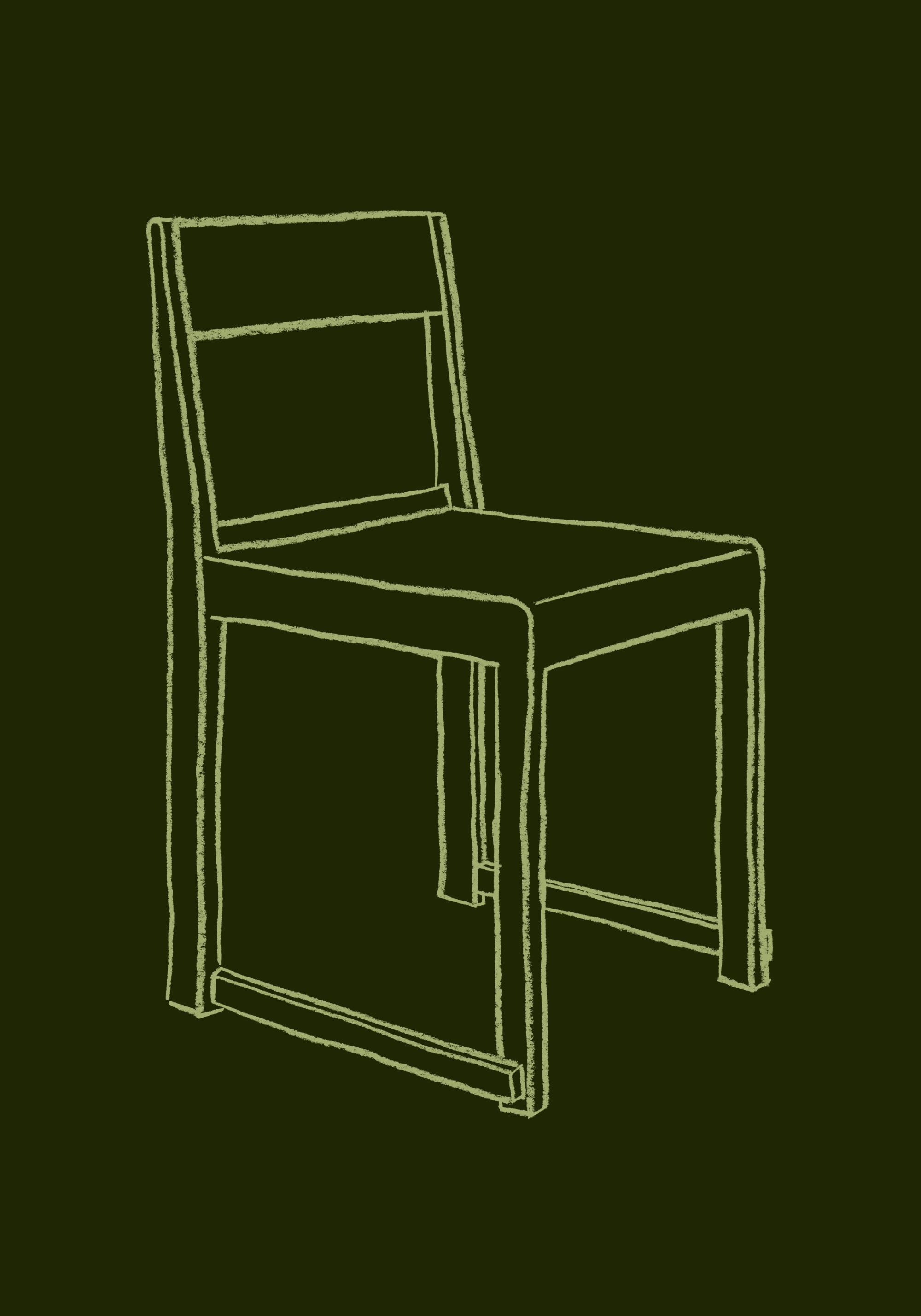 Chair Illustration Print