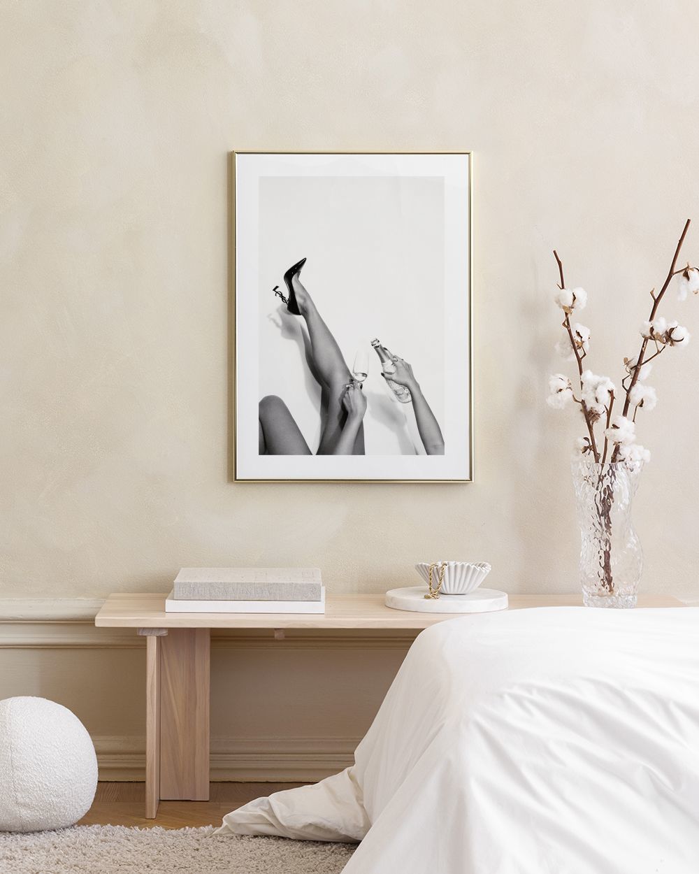 Champagne Refill Print