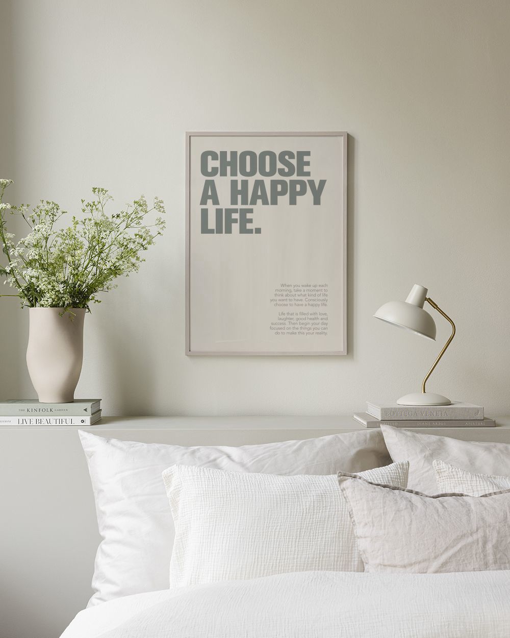 Choose a Happy Life Print