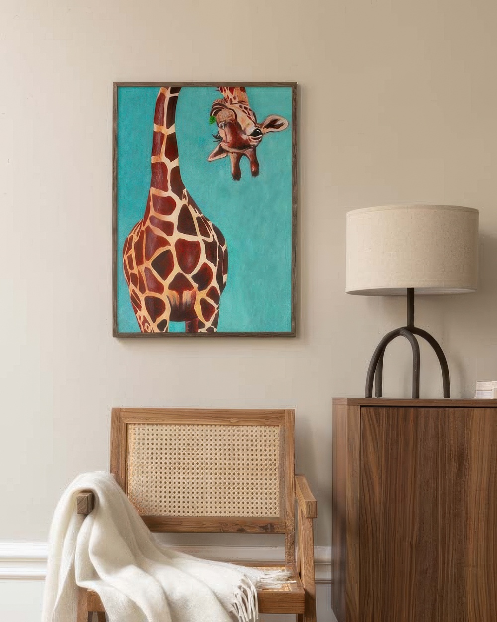 Coco de Paris - Upside Down Giraffe Print