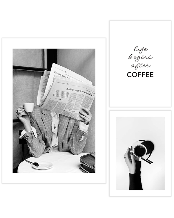 Espresso Time Trio Poster pack
