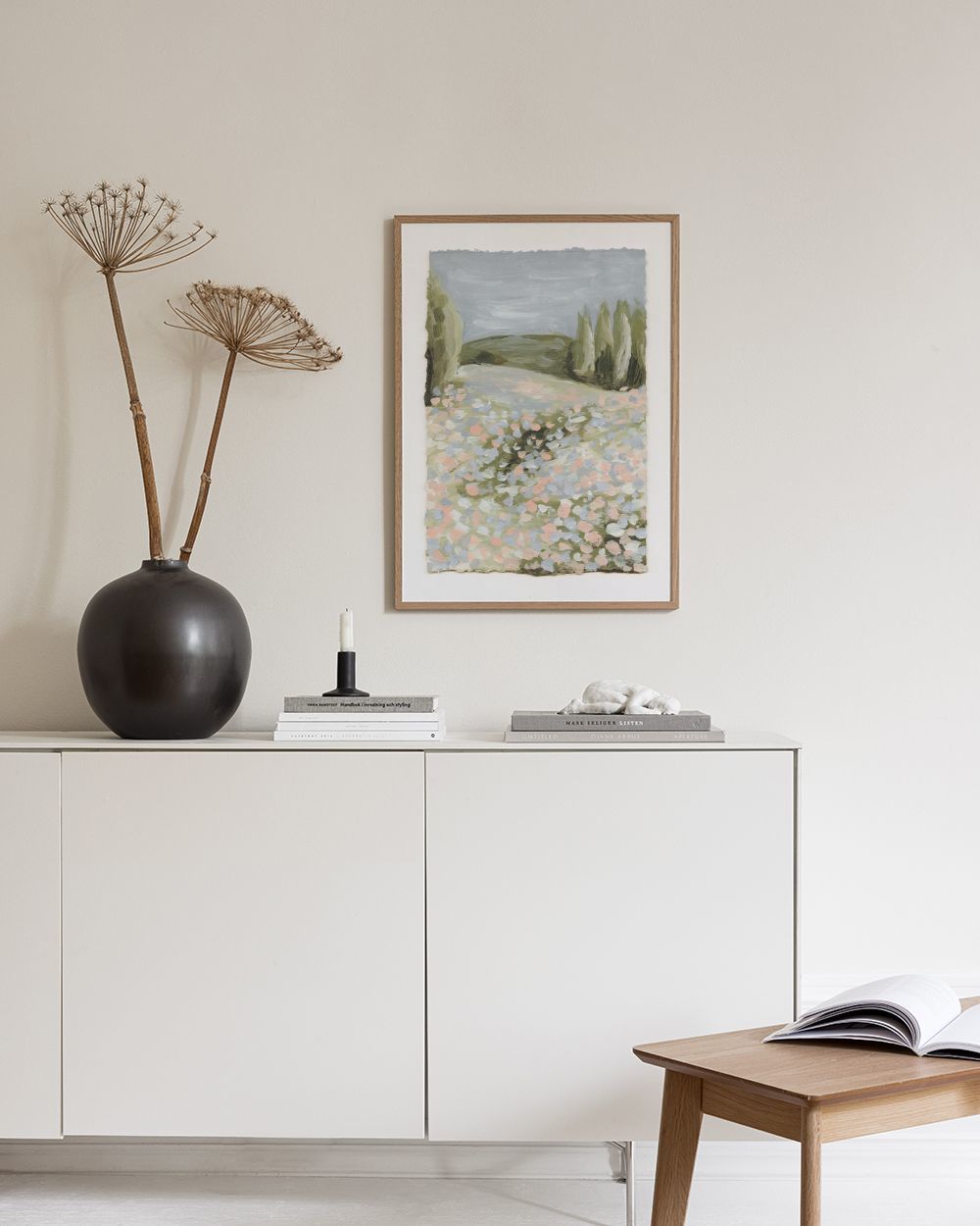 Floral Landscape Print