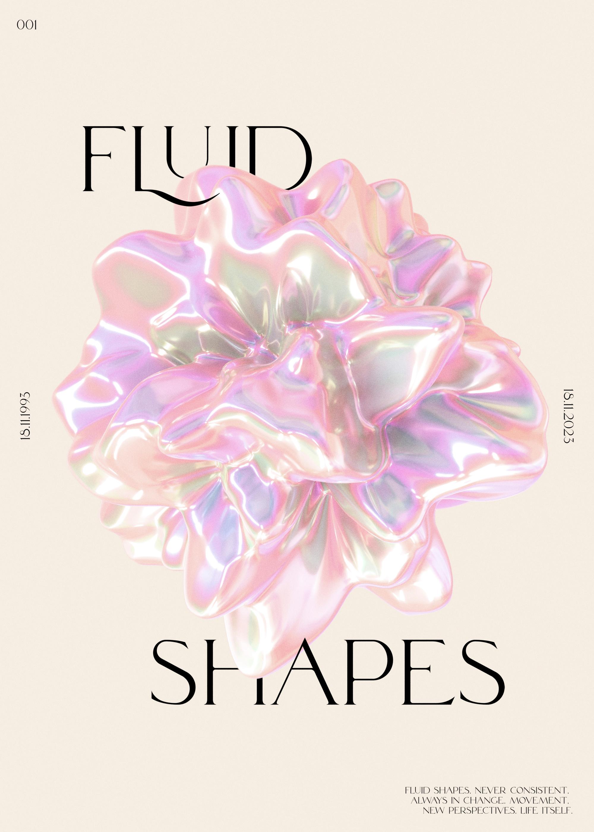 Fluid Shapes Print