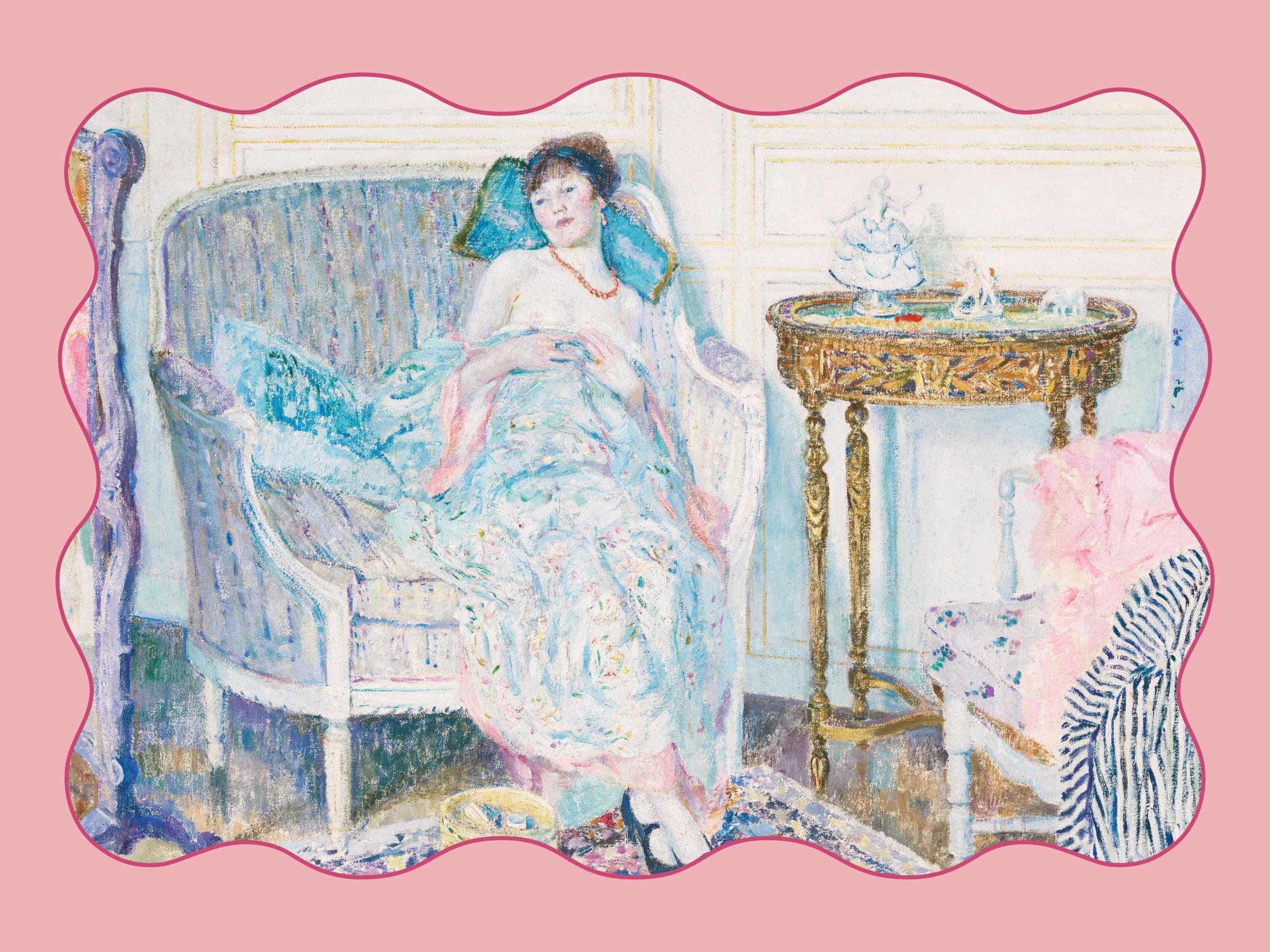 Frederick Carl Frieseke – In the Boudoir Print