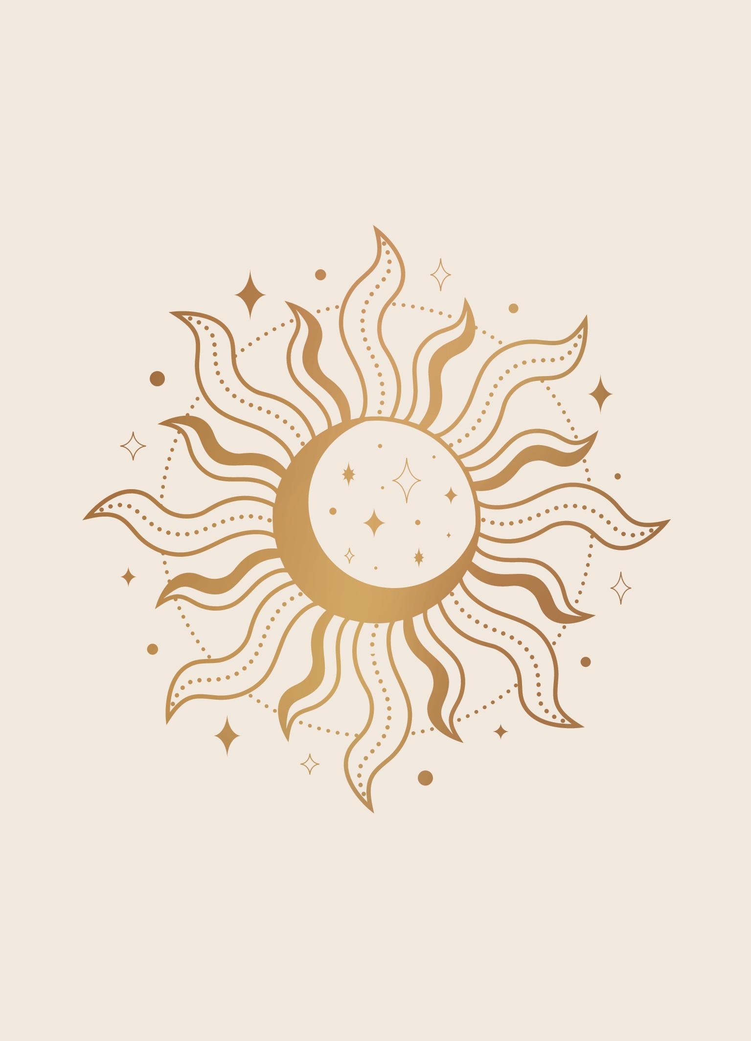 Golden Sun Print