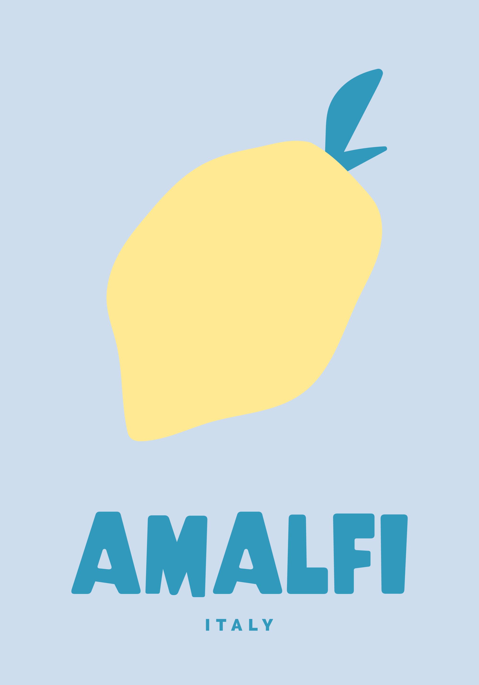 Graphic Amalfi Print