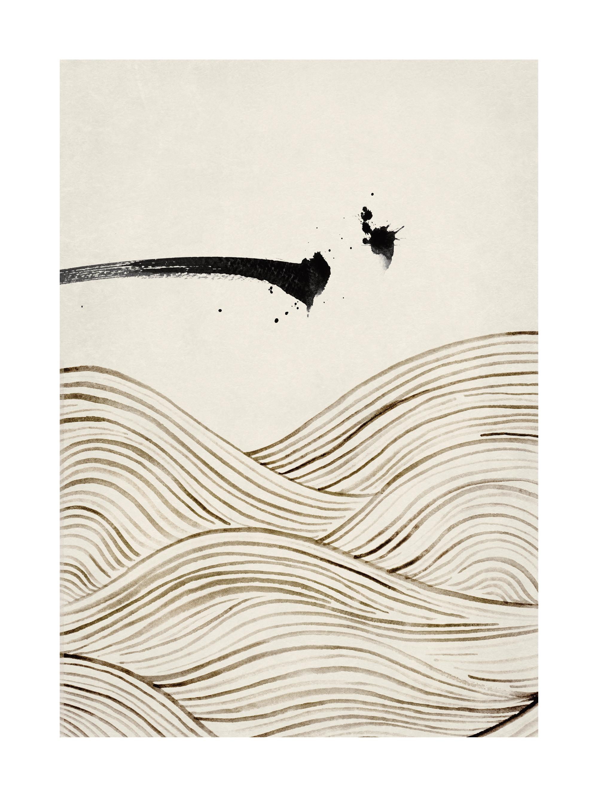 Ink Waves No1 Print