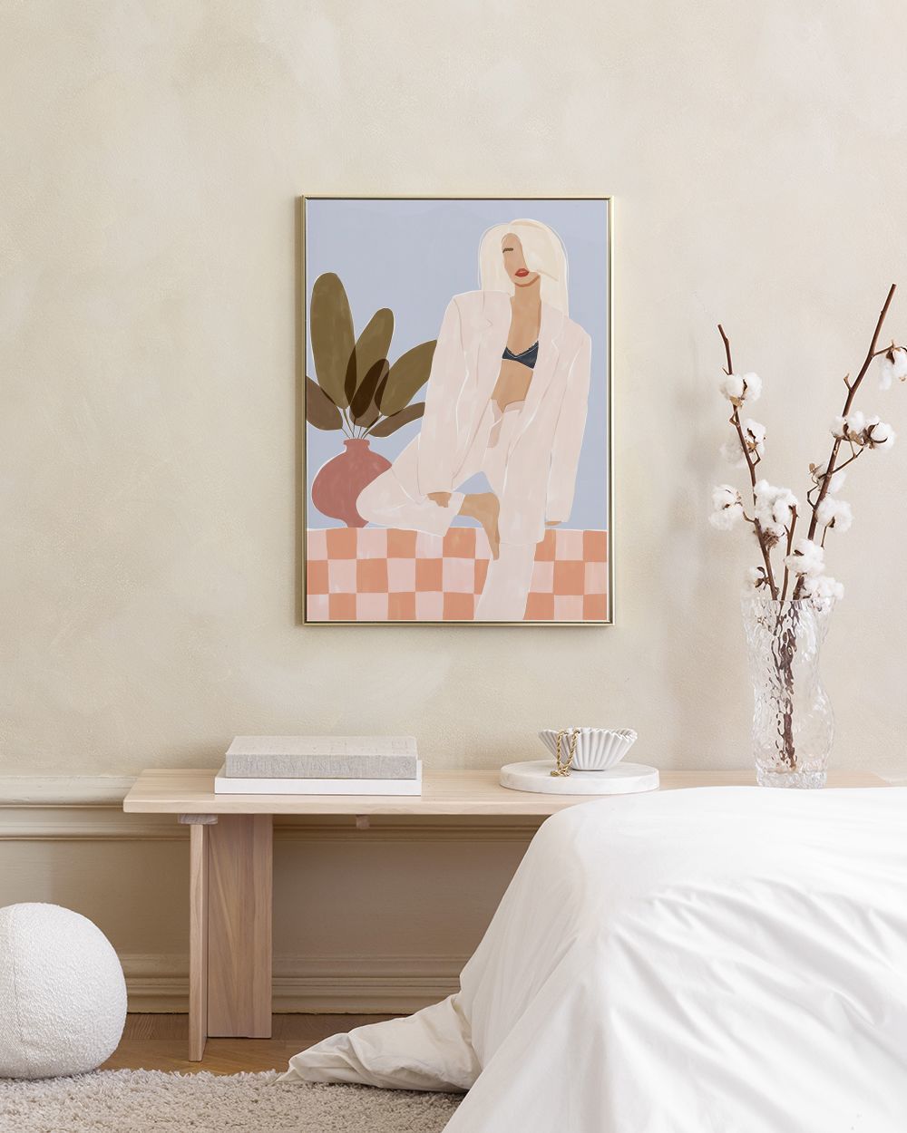 Ivy Green - Woman Doing Yoga Print