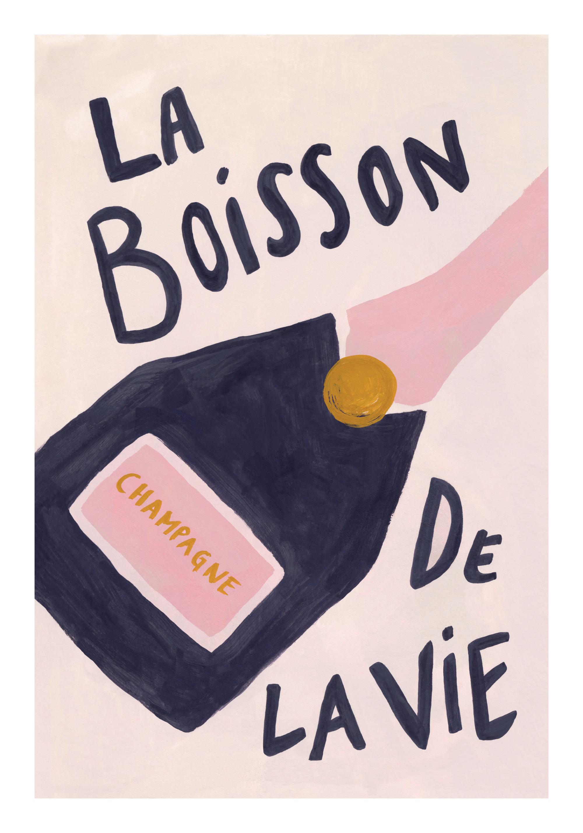 La Boisson de la Vie Print