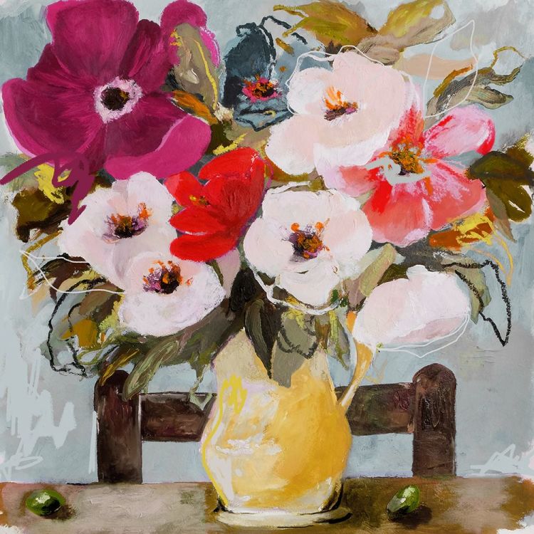 Leigh Viner - Anemones With Olives Print
