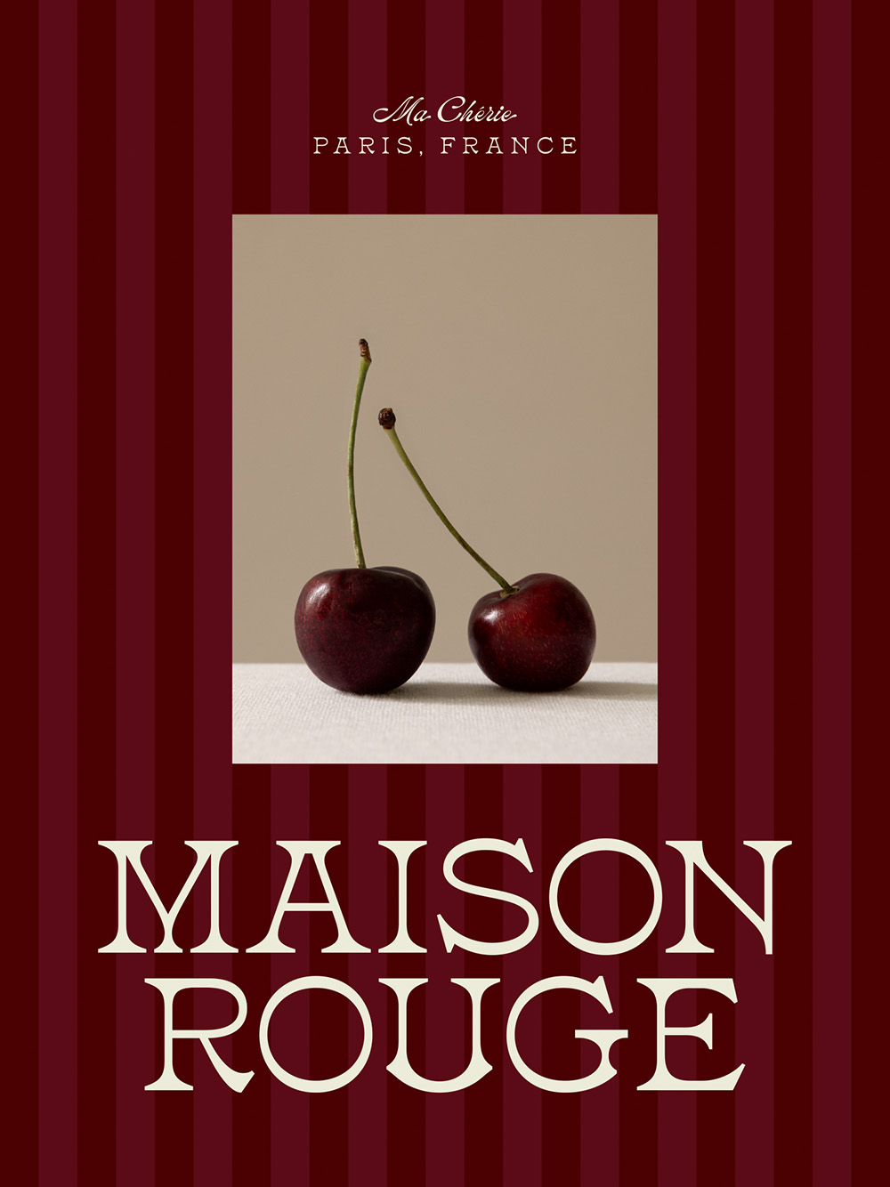 Maison Rouge Print