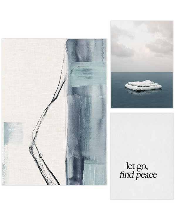 Minimalistic Zen Trio Poster pack