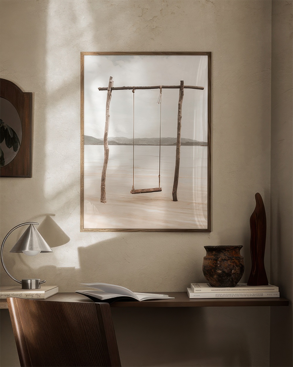 Oceanfront Swing Print