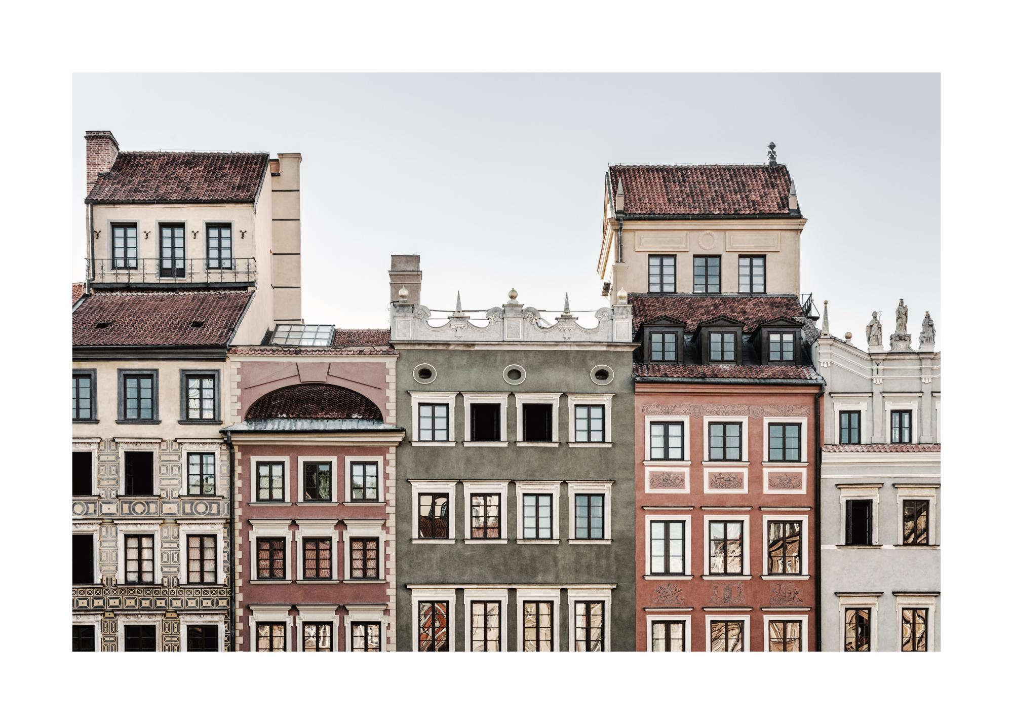 Old Town Facade Print