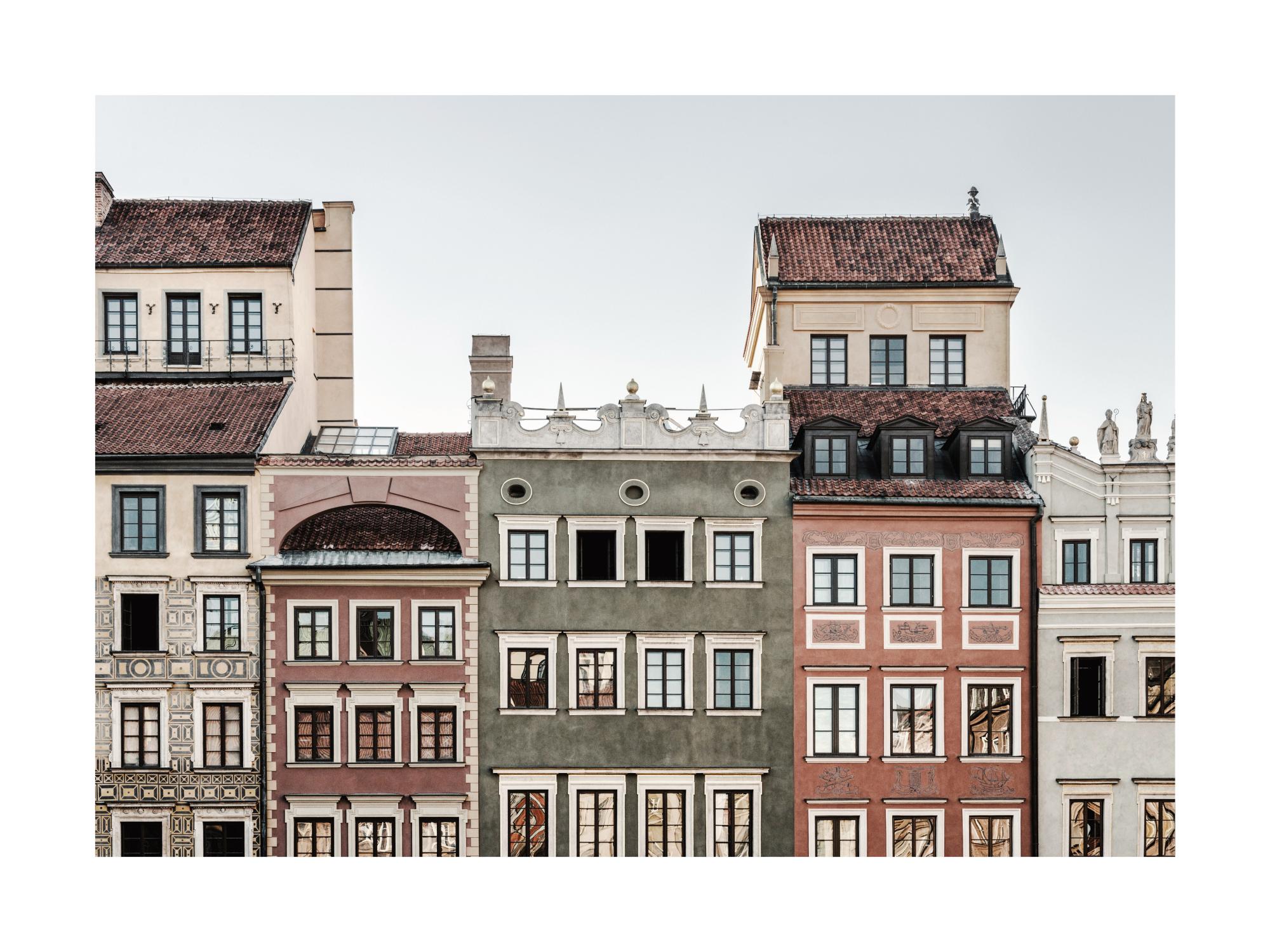 Old Town Facade Print