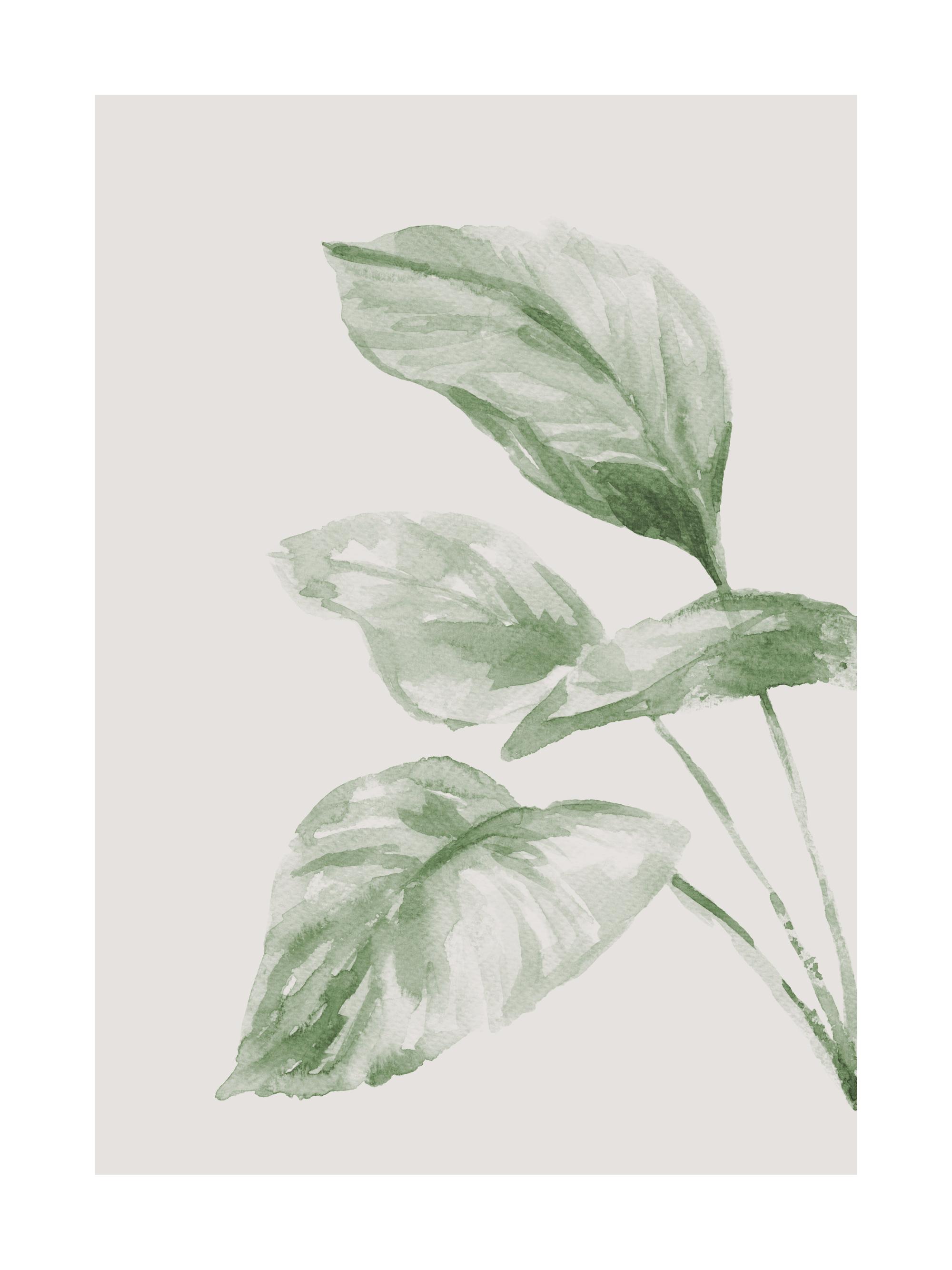 Painted Leaf No2 Print