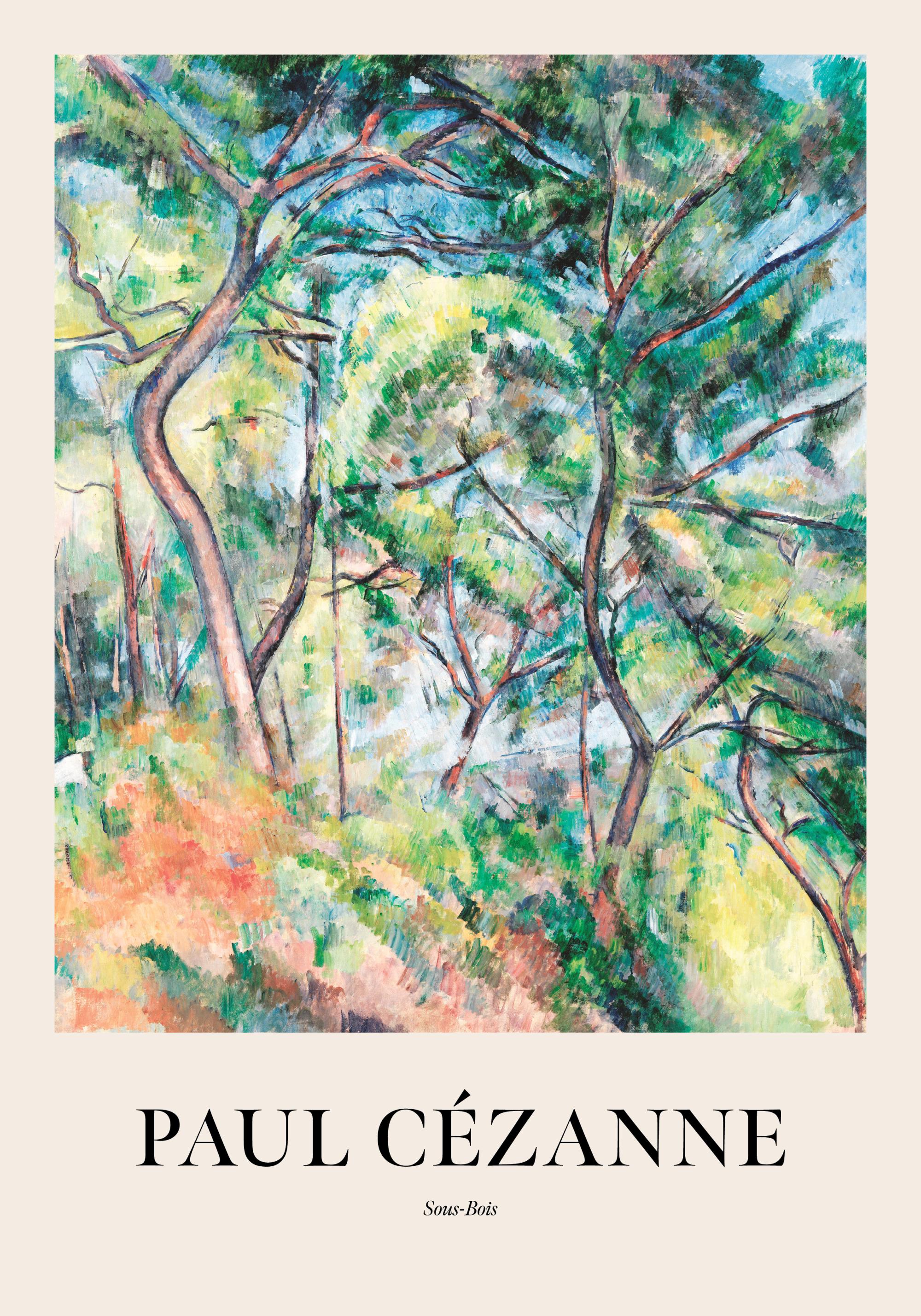 Paul Cézanne - Sous-Bois Print