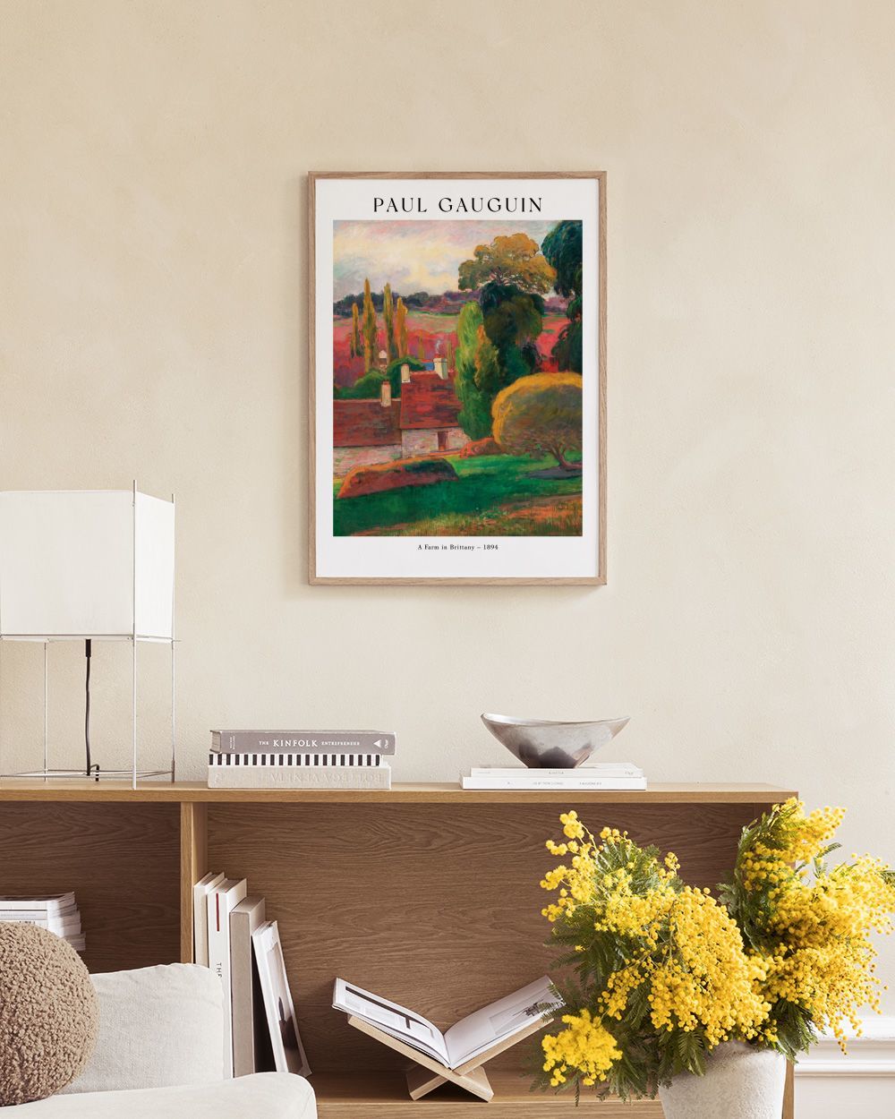 Paul Gauguin - A Farm in Brittany Print