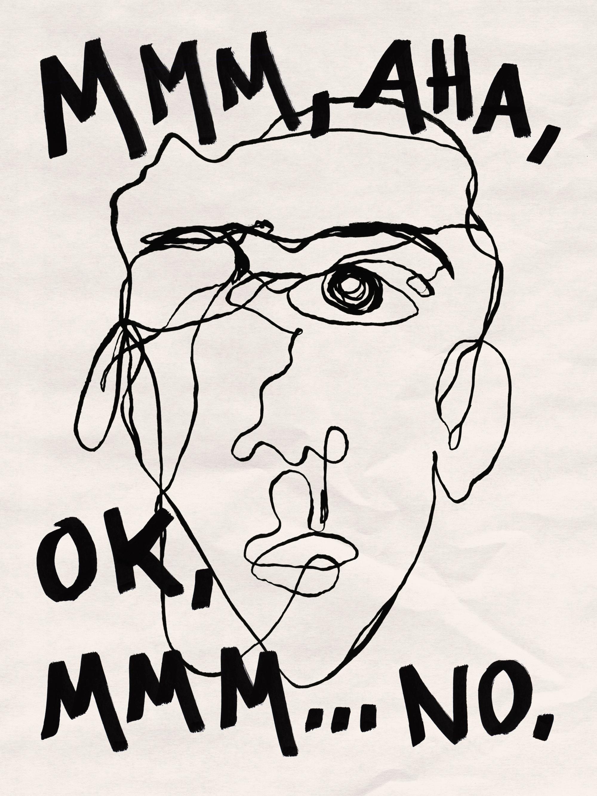 Portrait Sketch No1 Print