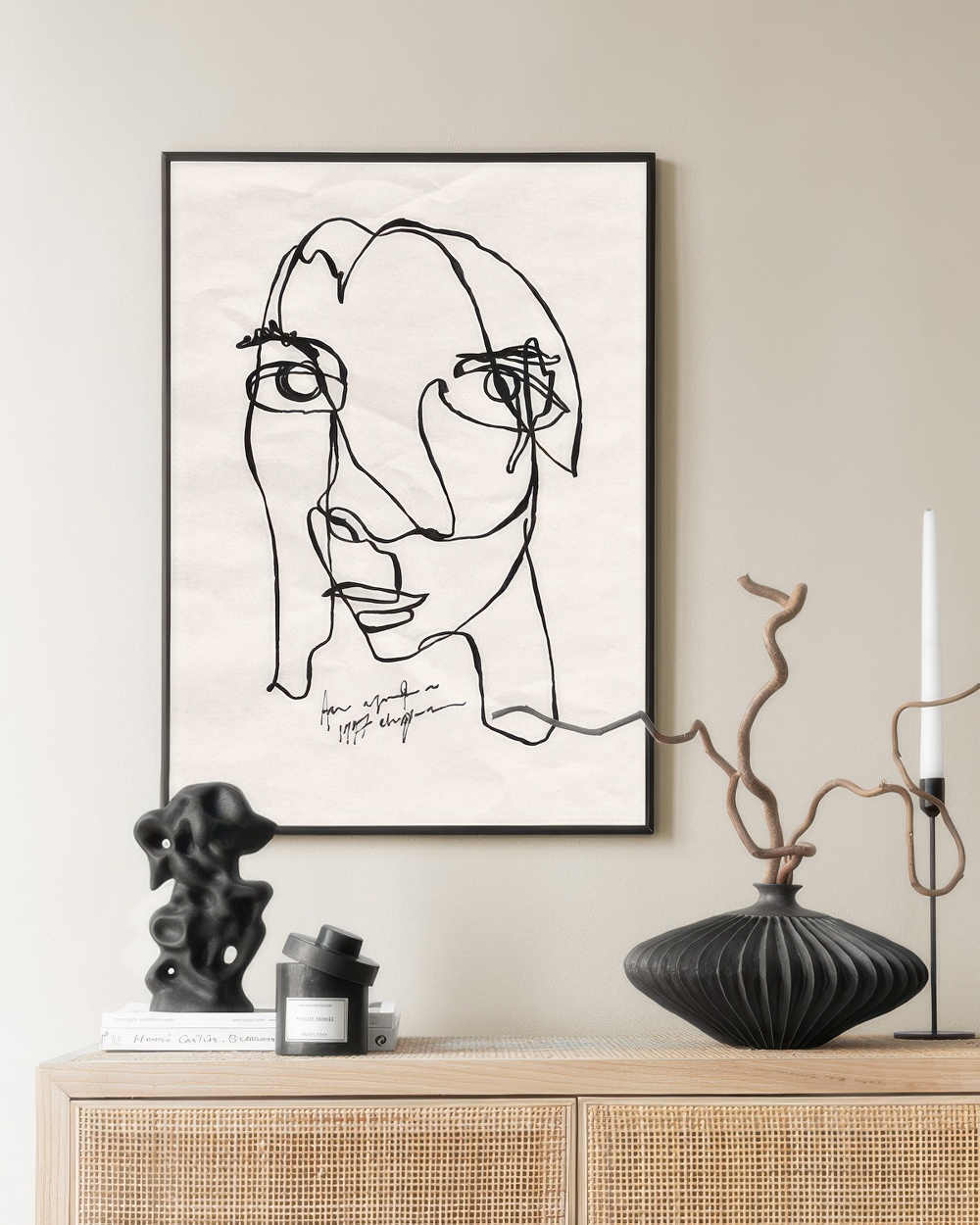 Portrait Sketch No2 Print