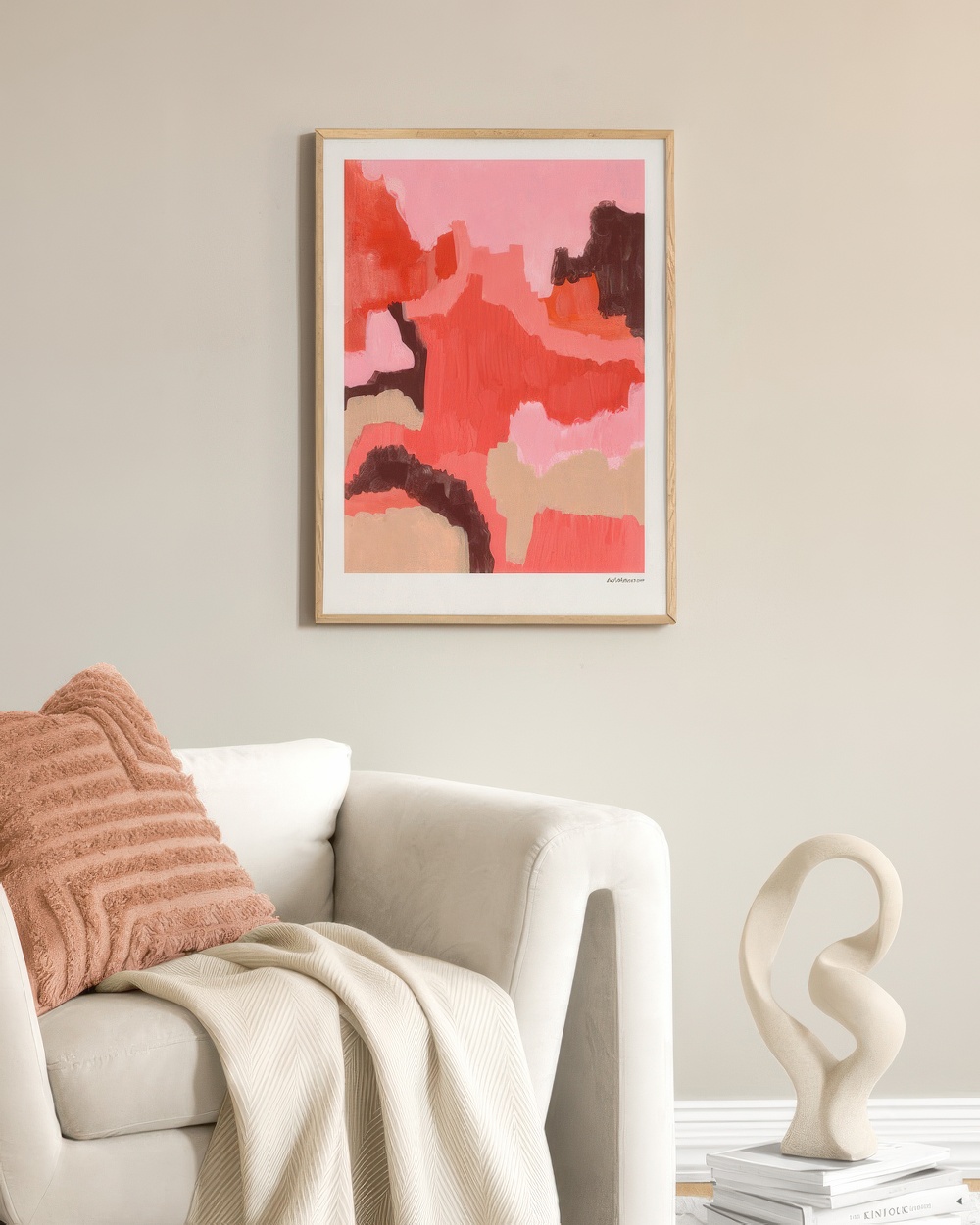 Red Abstract No1 Print