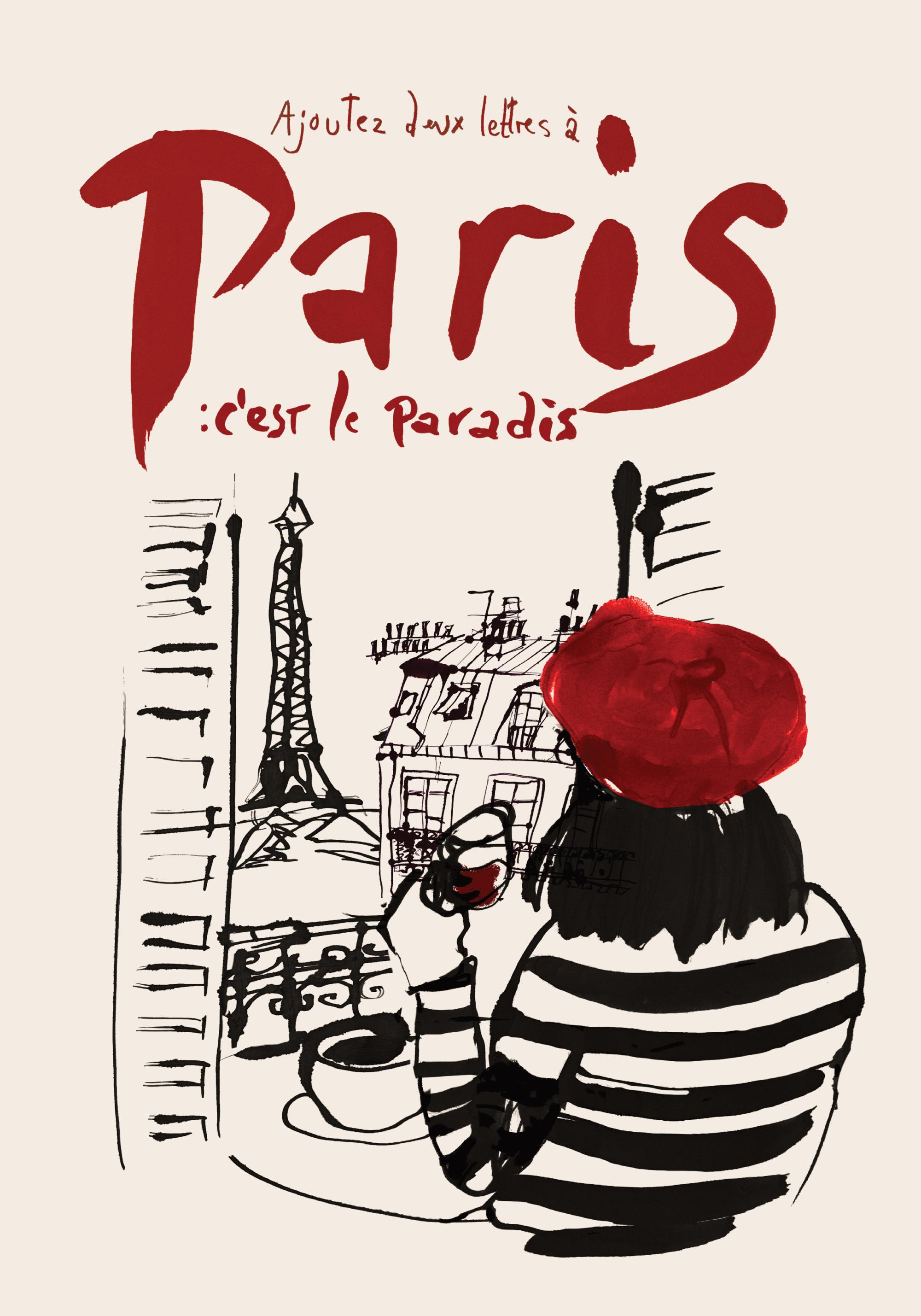 Sissan Richard - Paris, le Paradis Print