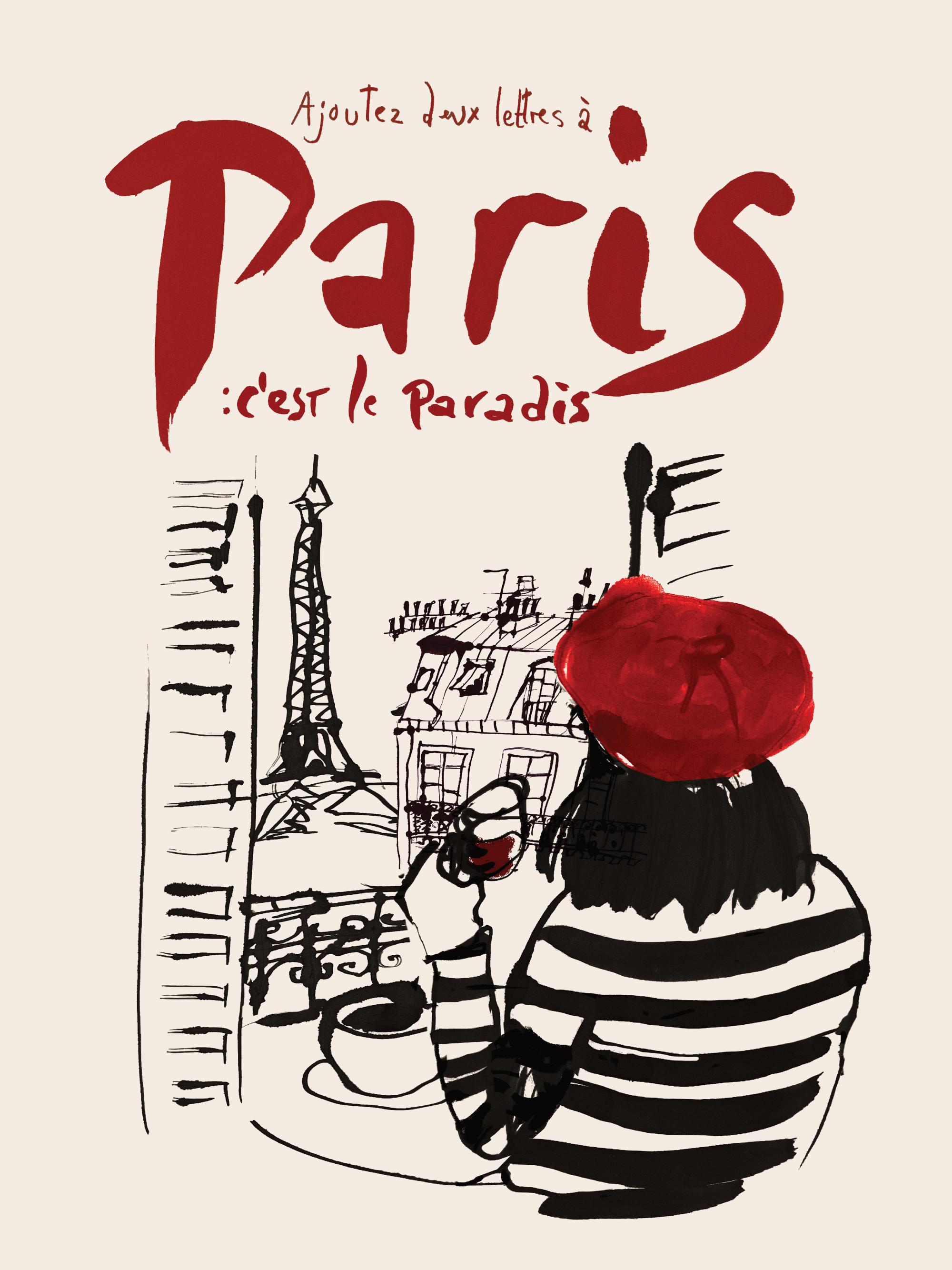 Sissan Richard - Paris, le Paradis Print
