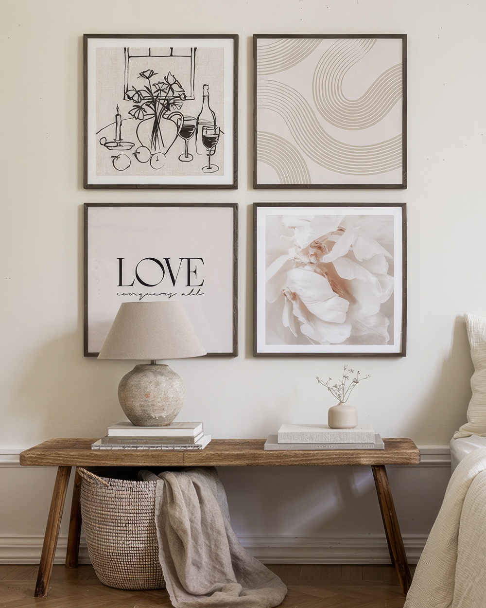 Soft Beige Collection Poster pack