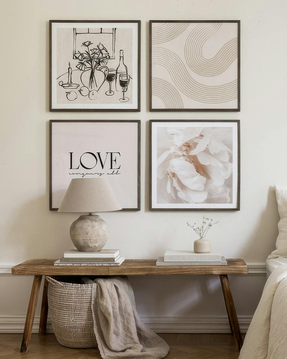 Soft Beige Collection Poster pack