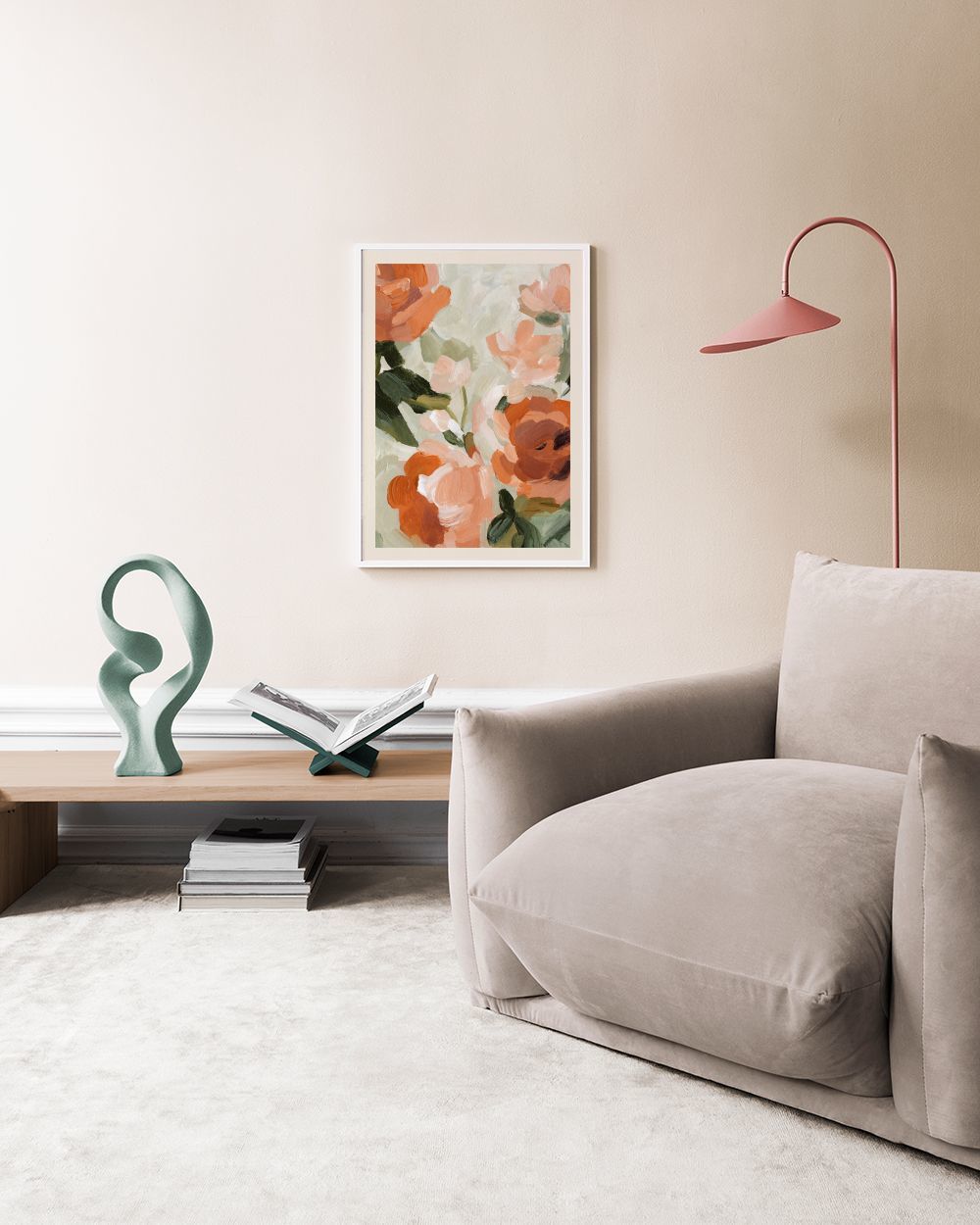 Мягкие деревенские цветы № 2