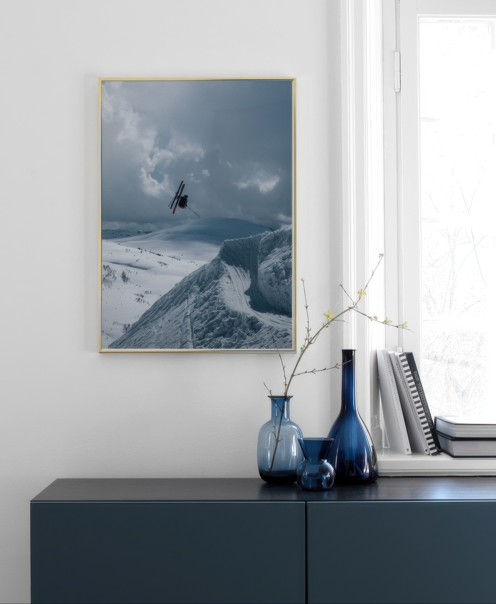Sogndal Skiing Print