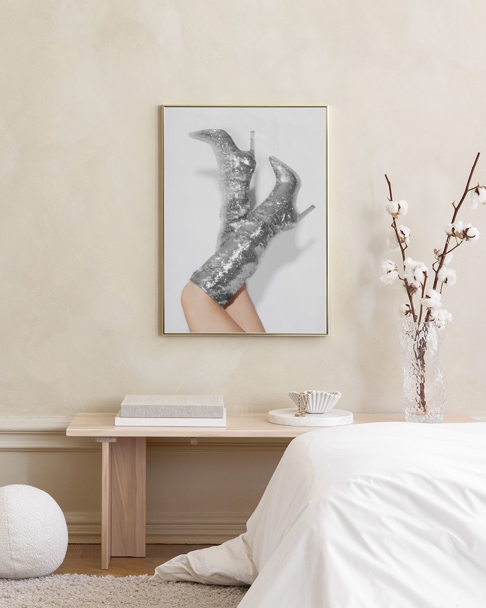 Sparkling Boots Print