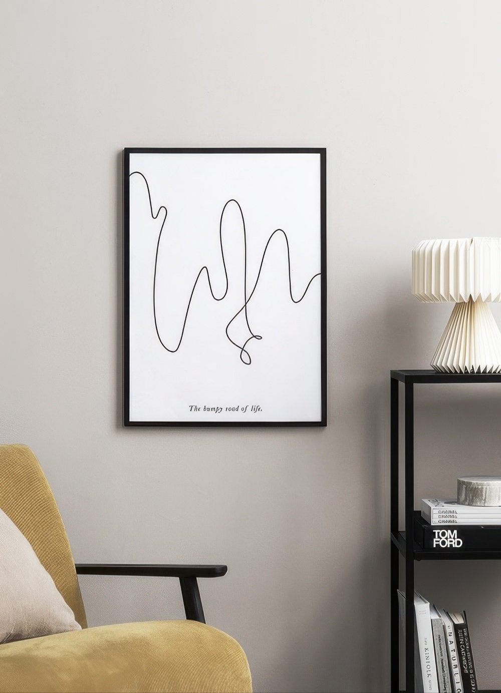 The Bumpy Road Of Life Print