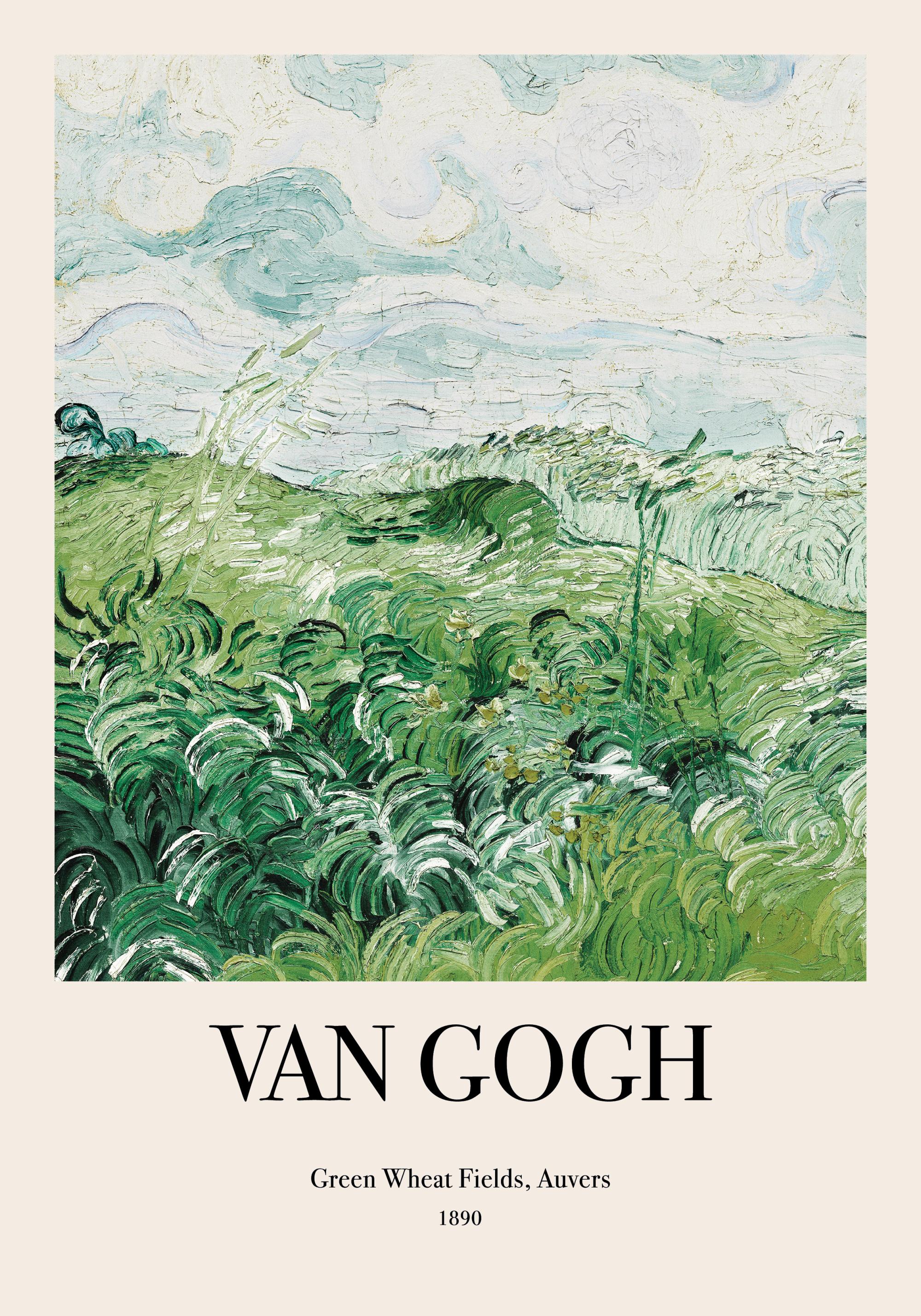 Van Gogh - Green Wheat Fields, Auvers No2 Print