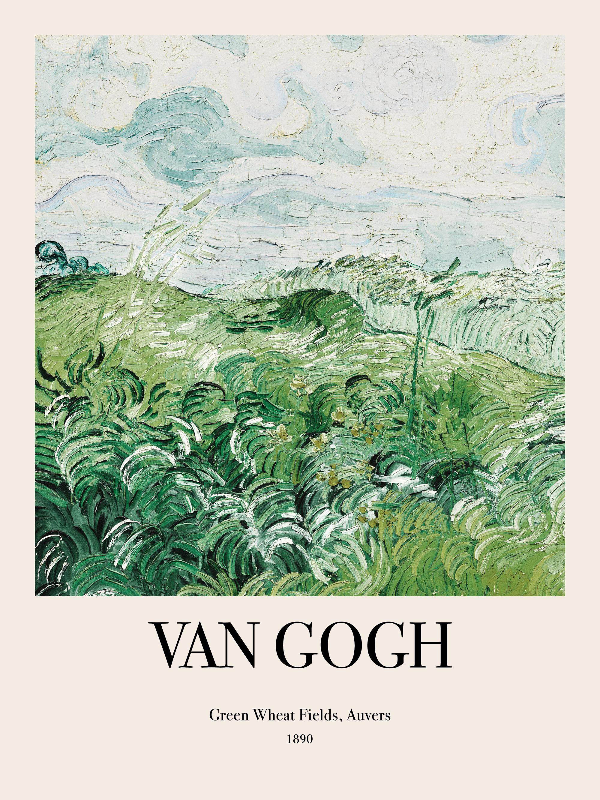 Van Gogh - Green Wheat Fields, Auvers No2 Print