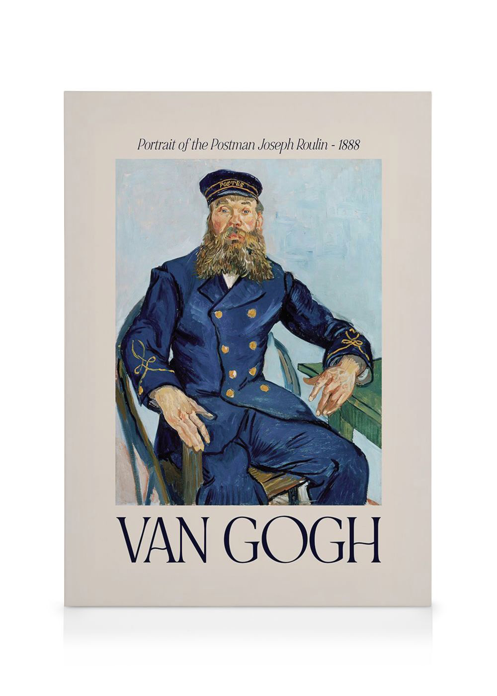 Van Gogh - Portrait of the Postman Joseph Roulin Canvas print