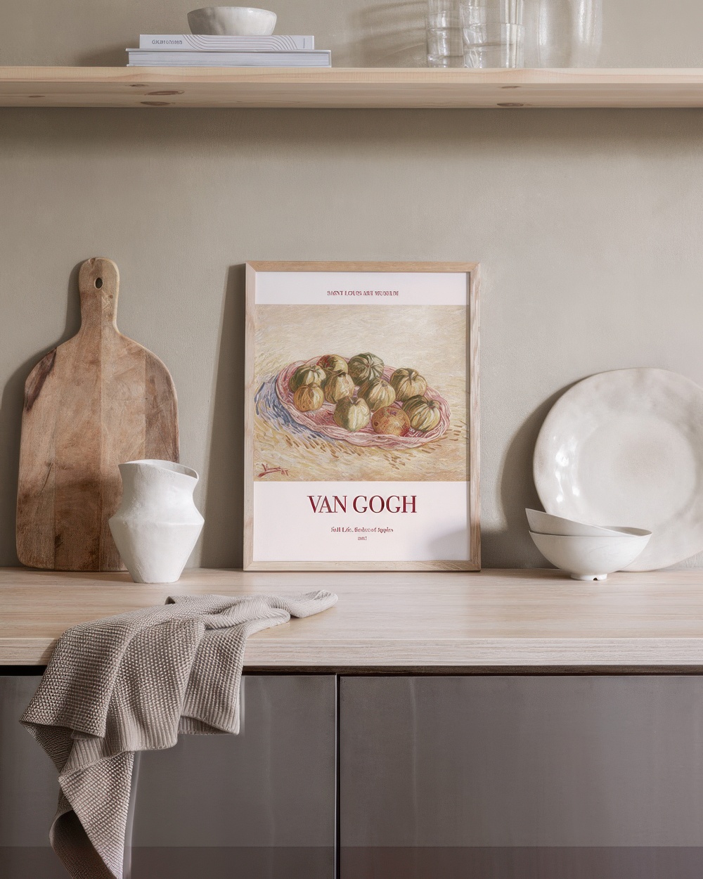 Van Gogh - Still Life, Basket of Apples Print