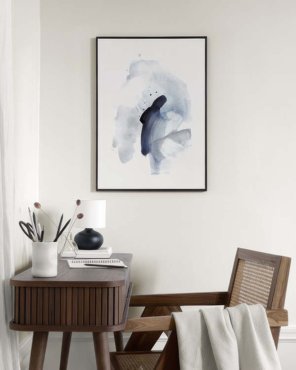 Watercolor Blues No2 Print