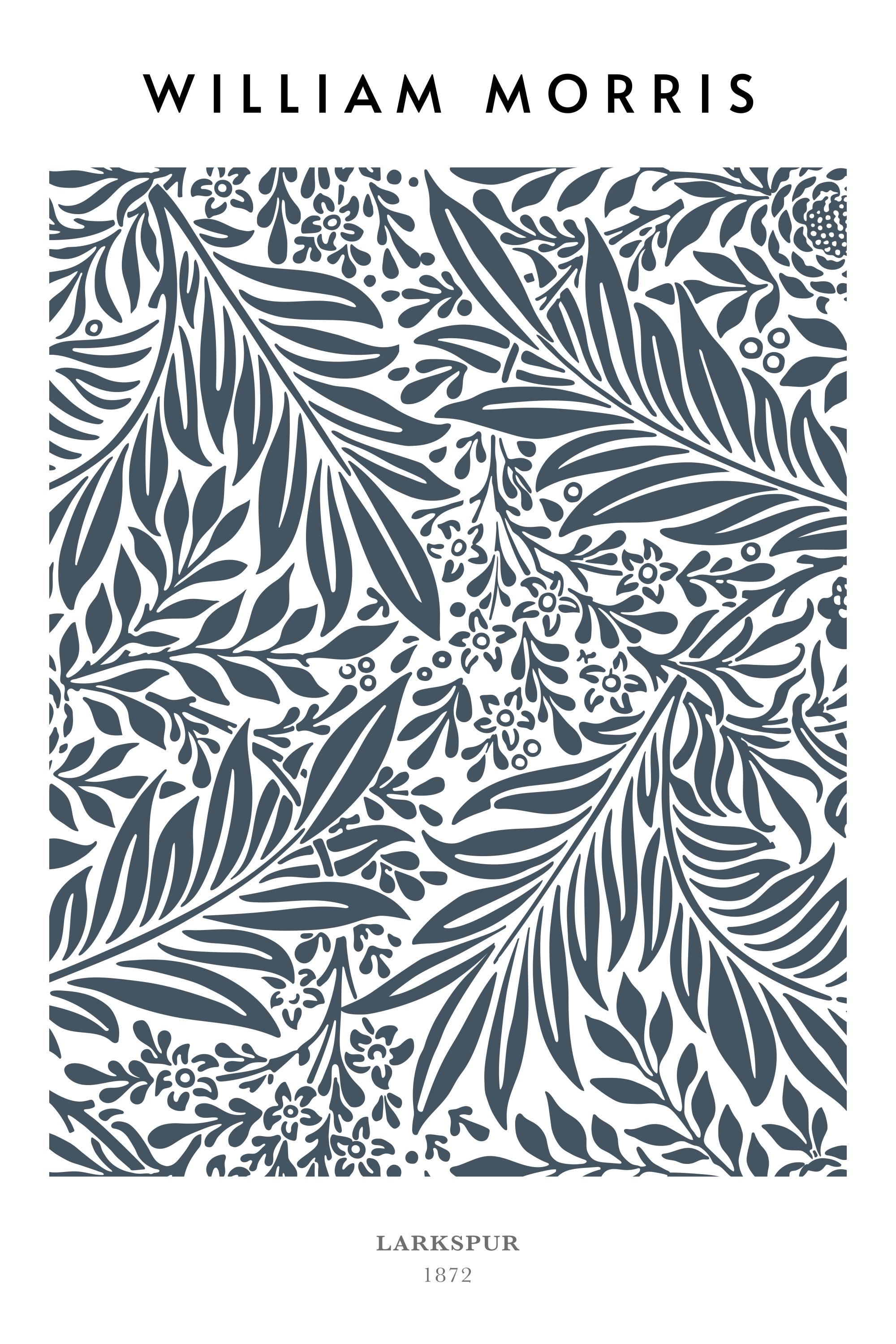 William Morris - Larkspur Print