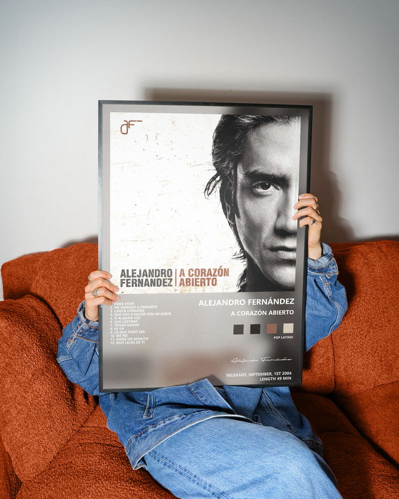 Музыкальный постер: Alejandro Fernández — A Corazón Abierto