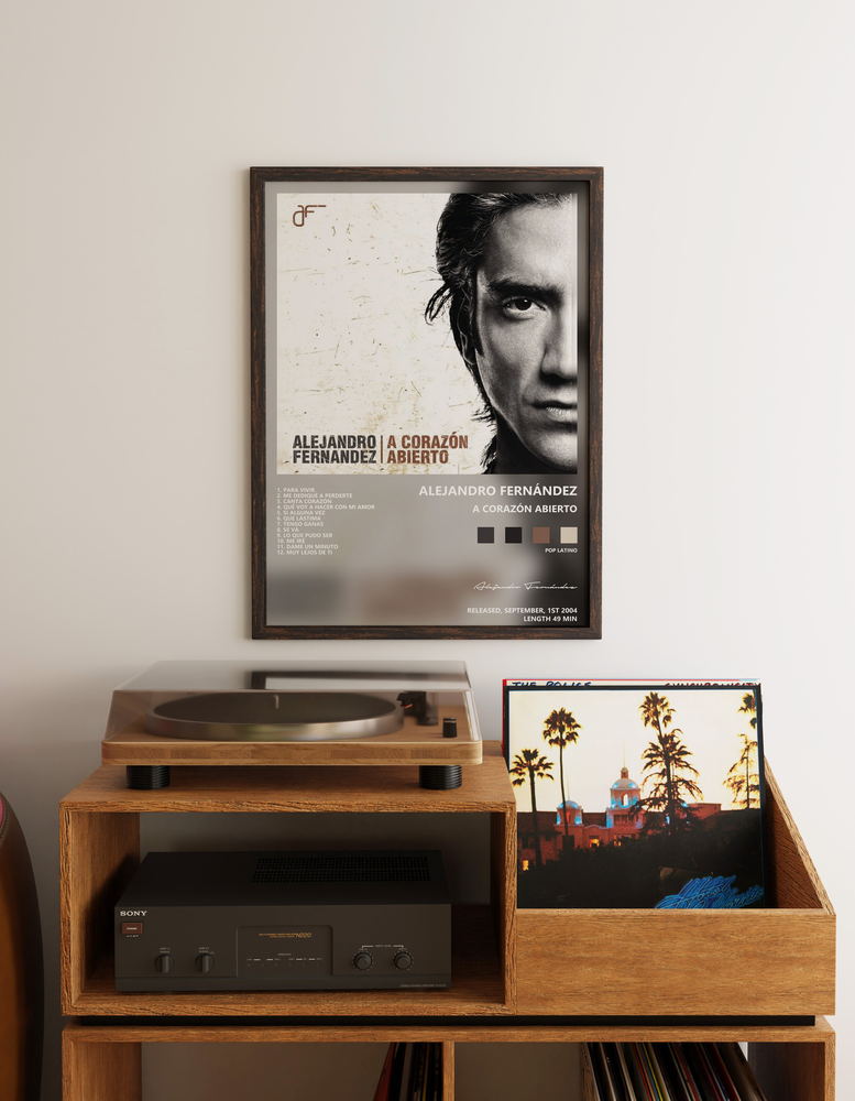 Музыкальный постер: Alejandro Fernández — A Corazón Abierto