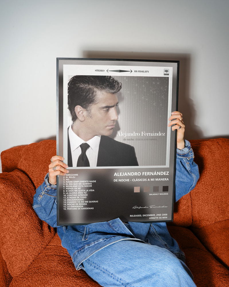 Музыкальный постер: Alejandro Fernández — De Noche - Clásicos a Mi Manera