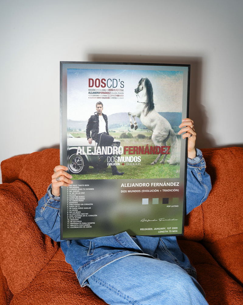Музыкальный постер: Alejandro Fernández — Dos Mundos Evolución Tradición