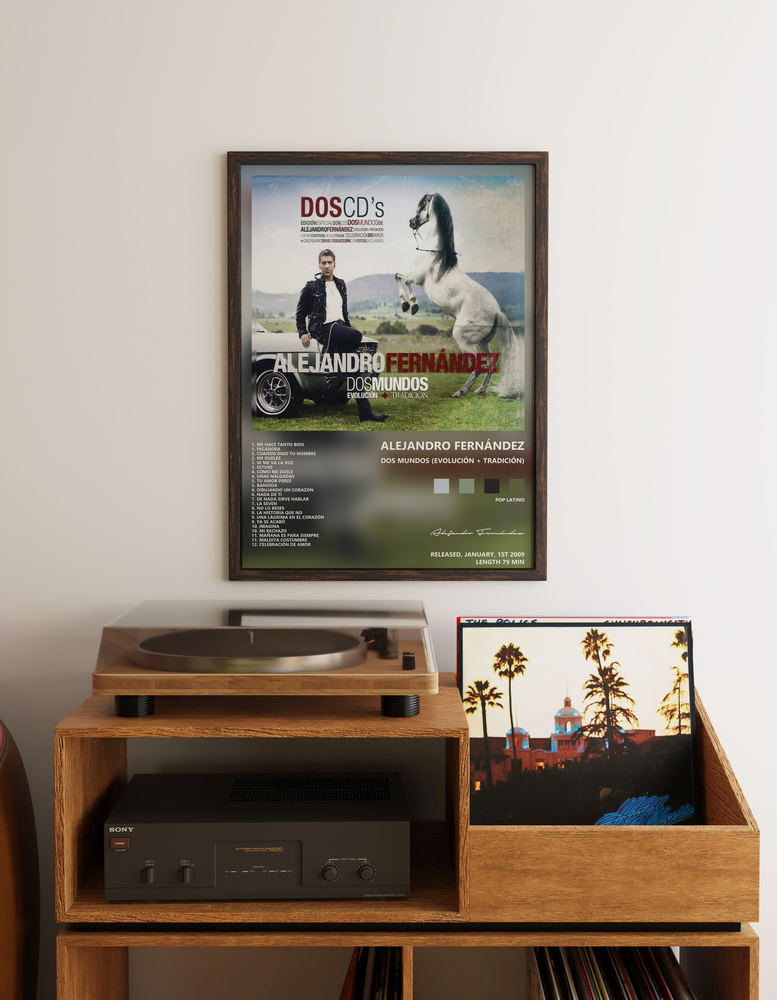 Музыкальный постер: Alejandro Fernández — Dos Mundos Evolución Tradición