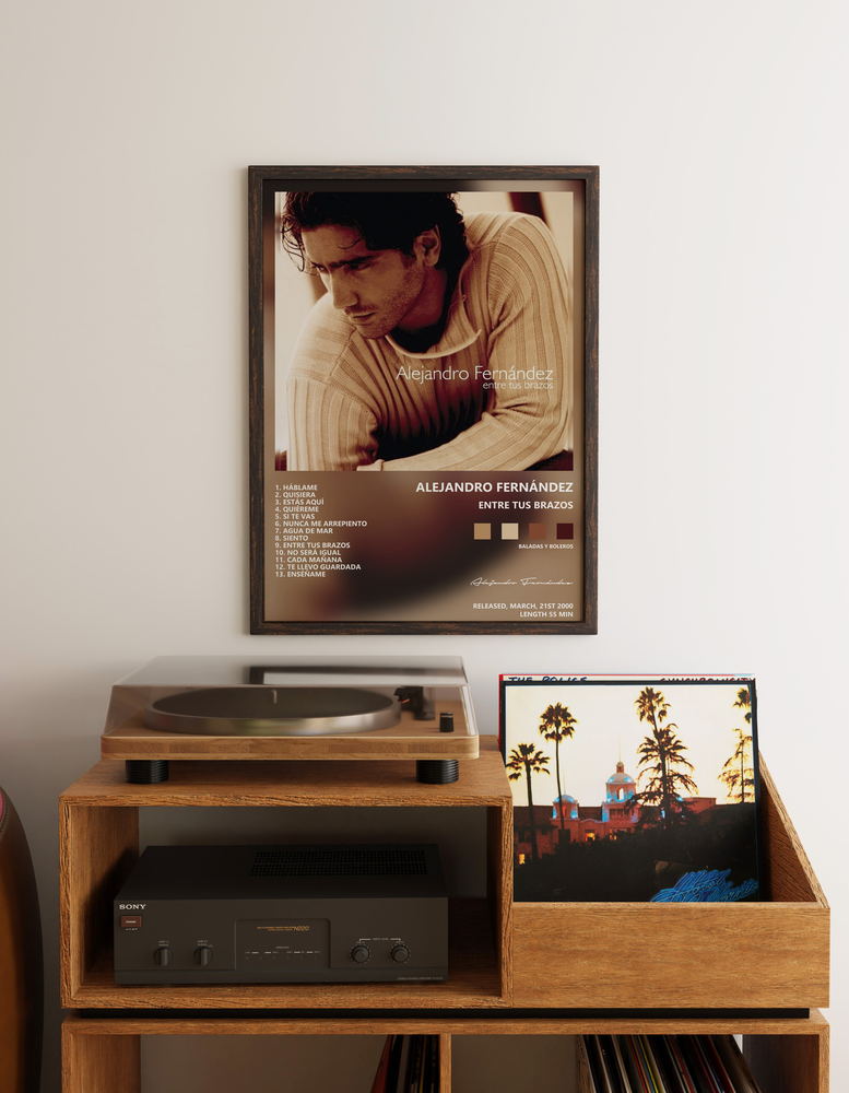Музыкальный постер: Alejandro Fernández — Entre Tus Brazos