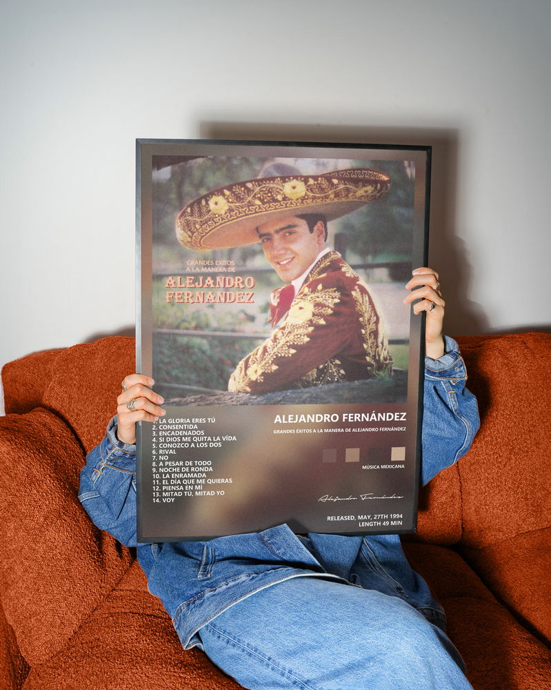 Музыкальный постер: Alejandro Fernández — Grandes Éxitos a la Manera de Alejandro Fernández