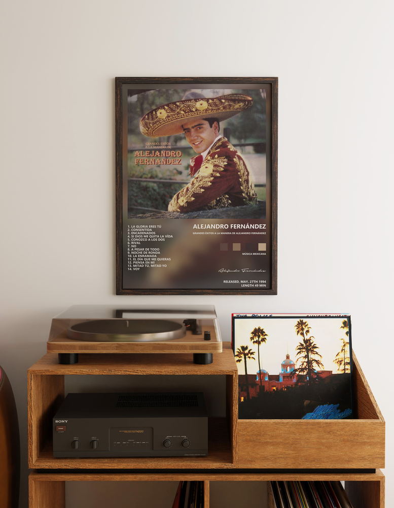 Музыкальный постер: Alejandro Fernández — Grandes Éxitos a la Manera de Alejandro Fernández