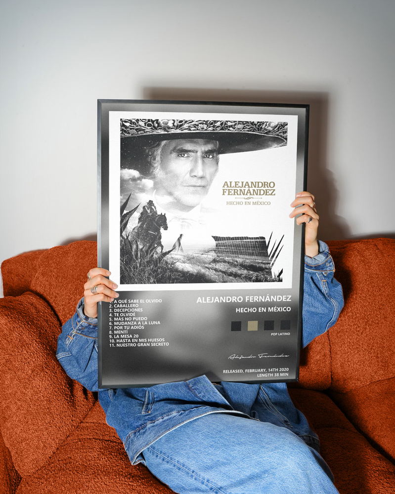 Музыкальный постер: Alejandro Fernández — Hecho en México
