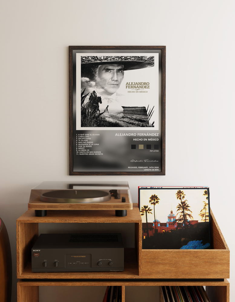 Музыкальный постер: Alejandro Fernández — Hecho en México