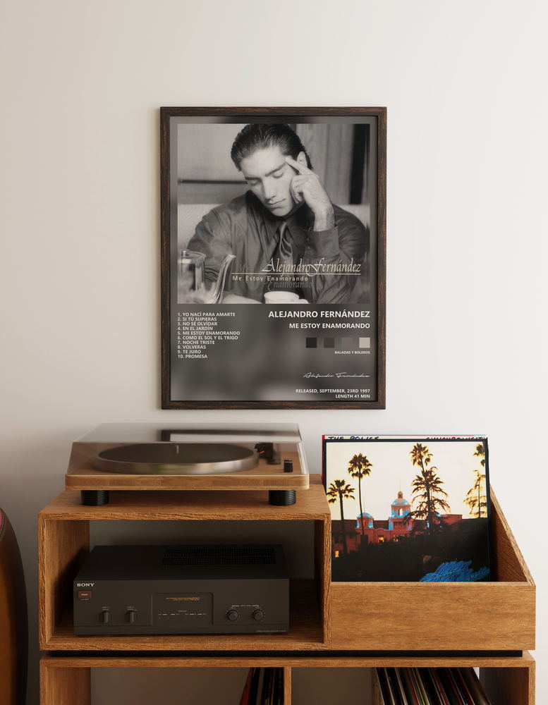 Музыкальный постер: Alejandro Fernández — Me Estoy Enamorando